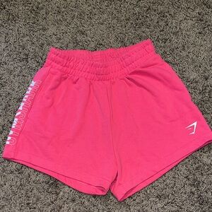 pink gymshark shorts